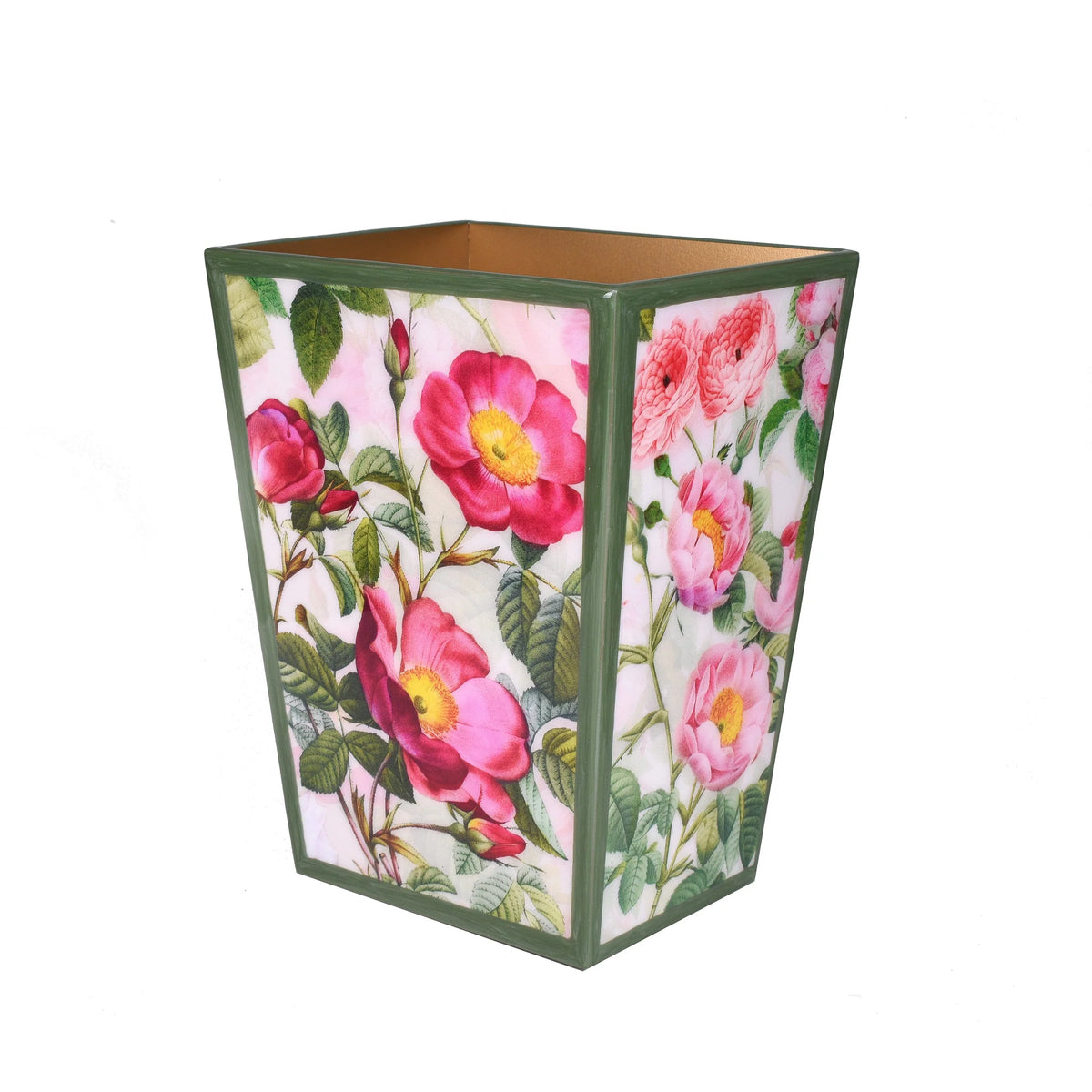 Rectangular waste bin of Mike and Ally Paperwerks Bath Accessories Farmhouse Collection