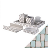 Mike and Ally Quattro Bath Accessories - Aruba/Ecru/Gold featured image