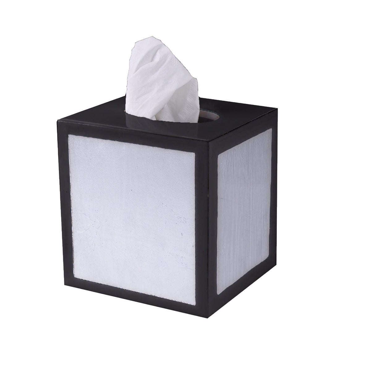Tissue Boutique of Mike and Ally Savoy Bath Accessories in Black and Tissue Leaf