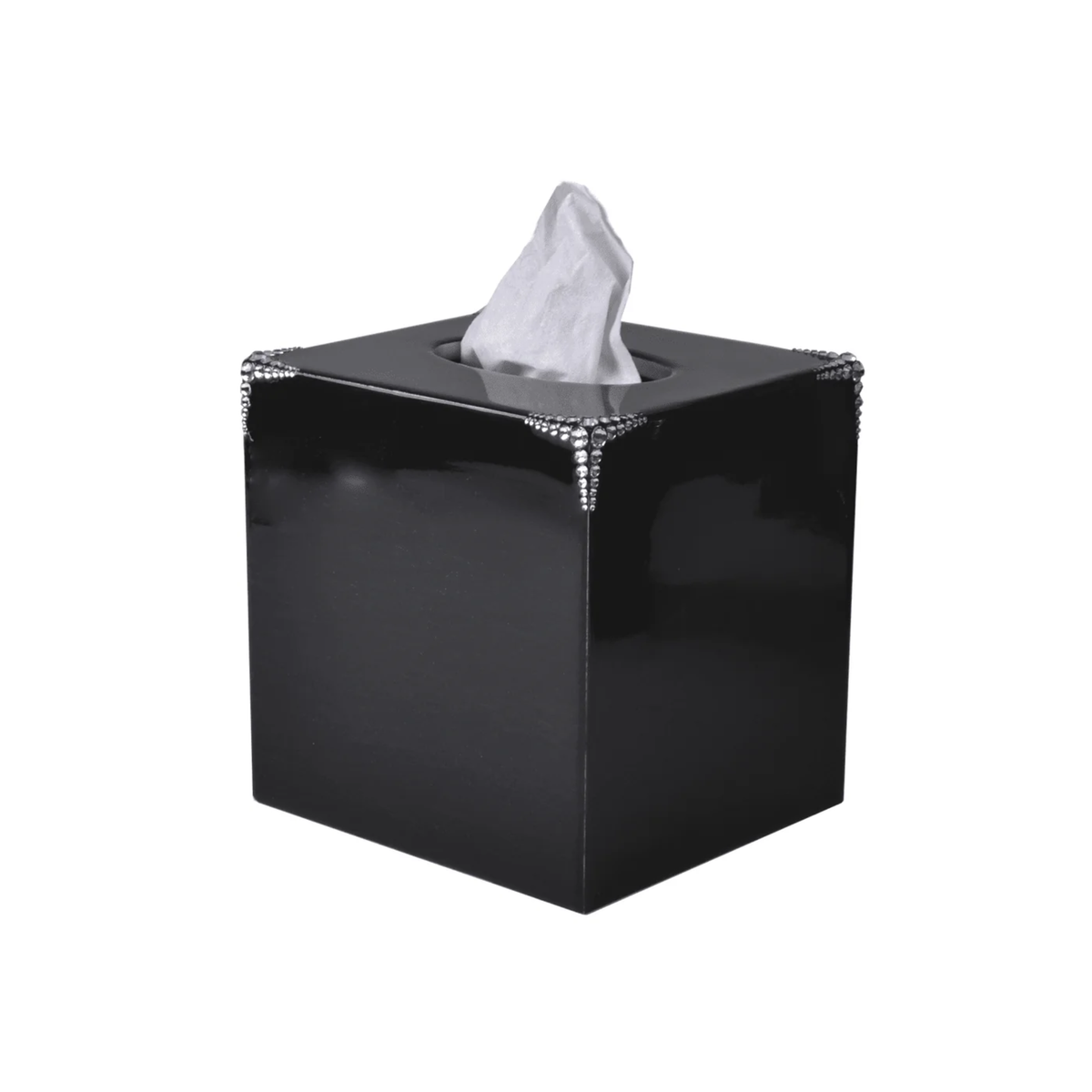 Tissue Boutique of Mike and Ally Waltz Bath Accessories in Ebony and Silver colors