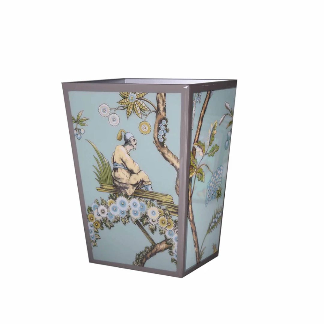 Mike and Ally Paperworks Dynasty wastebasket