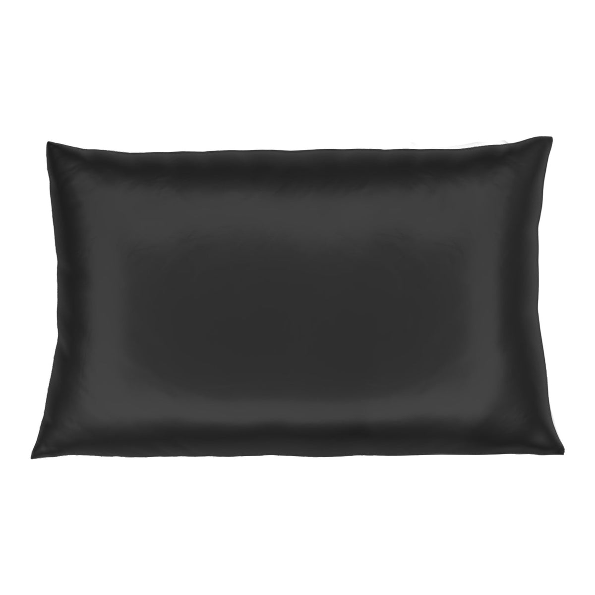 Mulberry Park Silks Deluxe 19 Momme Pure Silk Pillowcase in Black Color