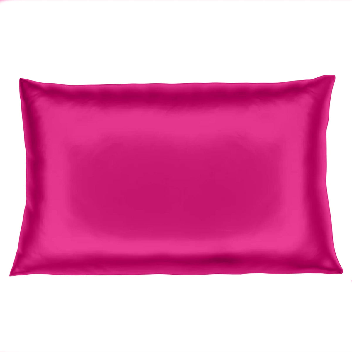 Mulberry Park Silks Deluxe 19 Momme Pure Silk Pillowcase in Magenta Color
