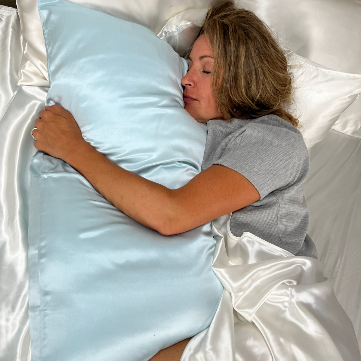 Best Silk Pillowcase for Hair + Prevents Frizz & Sleep Wrinkles – 19 Momme Mulberry Silk