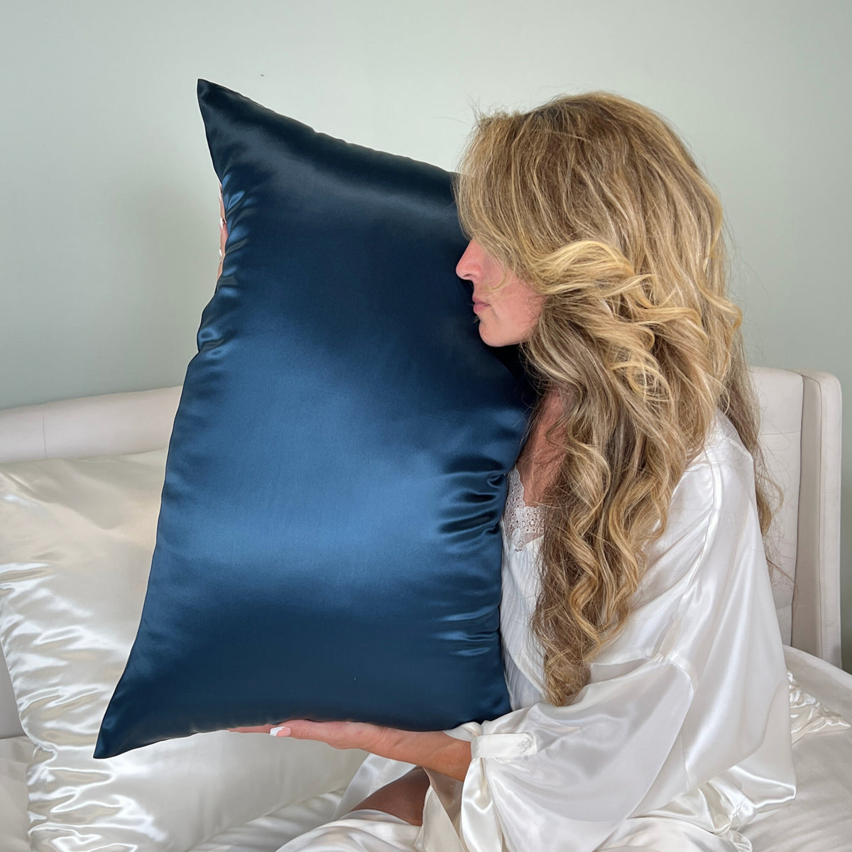 100% Pure Deep Sea Mulberry Silk Pillowcase, Ultra-Soft & Luxurious for Hair & Skin