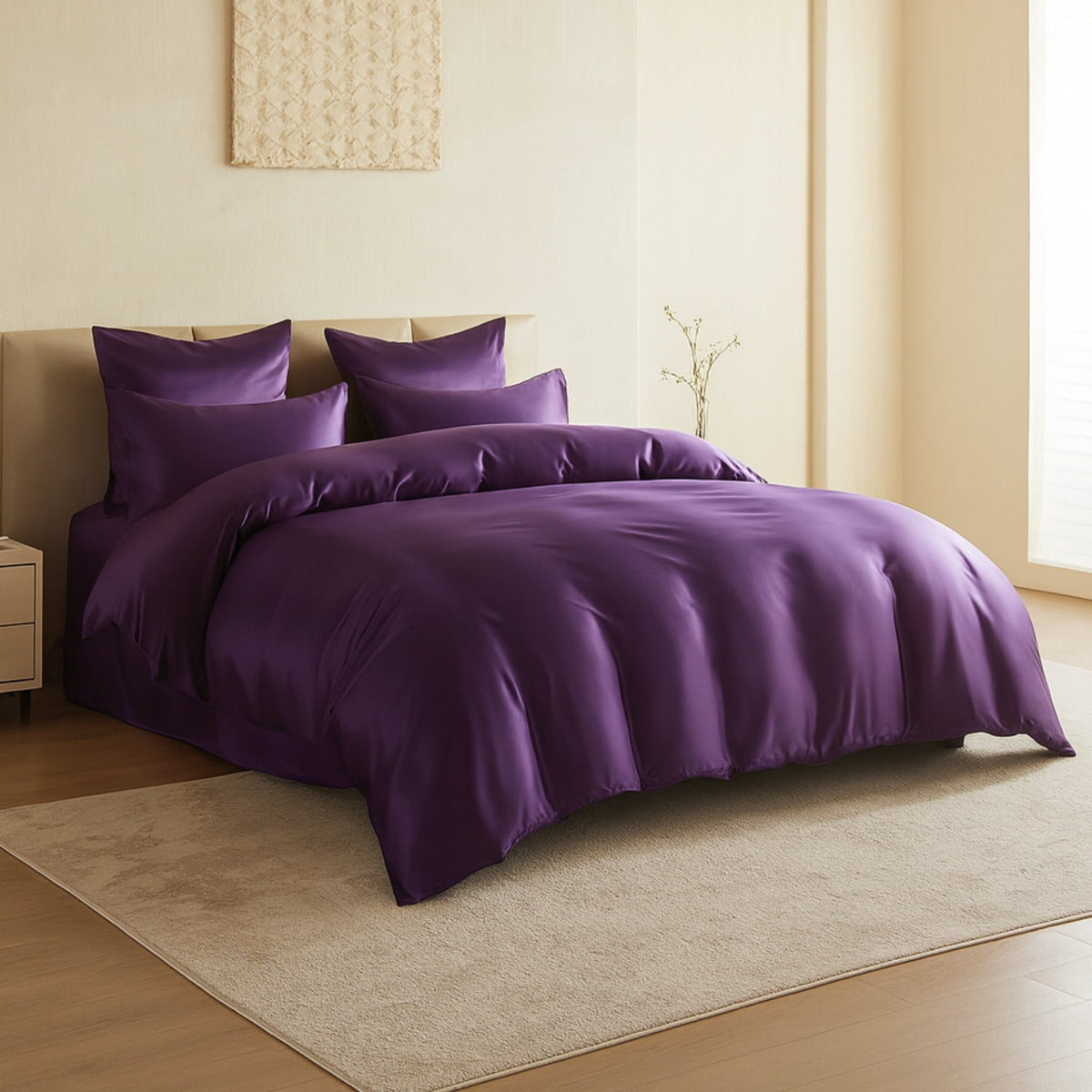 Mulberry Park Silks 22 Momme Silk Pillowcase - Plum