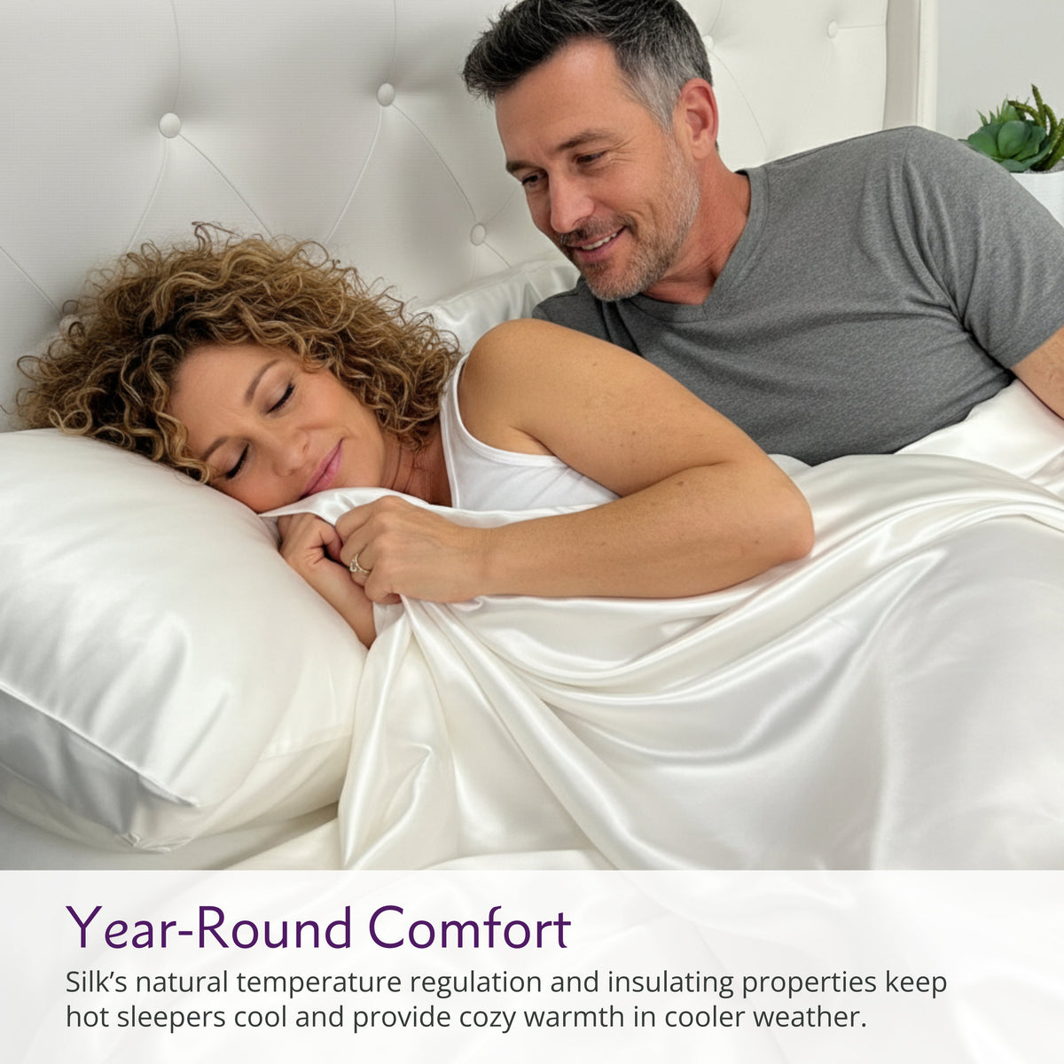 Mulberry Park Silks 30 Momme Silk Sheet Set - Ivory