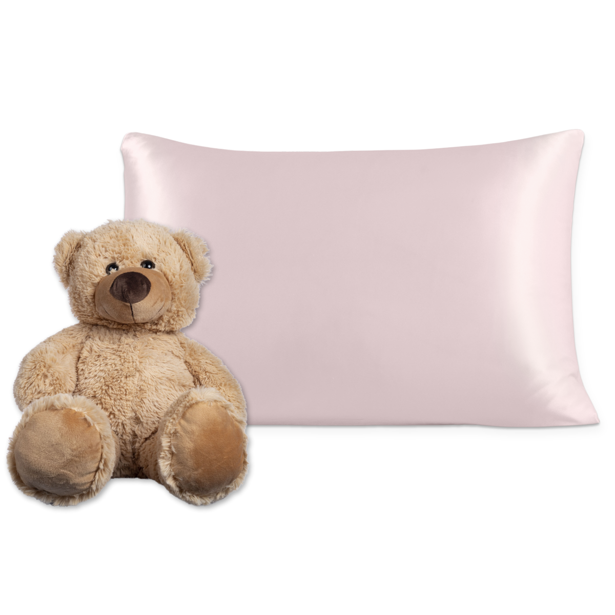 Mulberry Park Pure 19 Momme Silk Toddler Pillowcase - Lullaby Pink