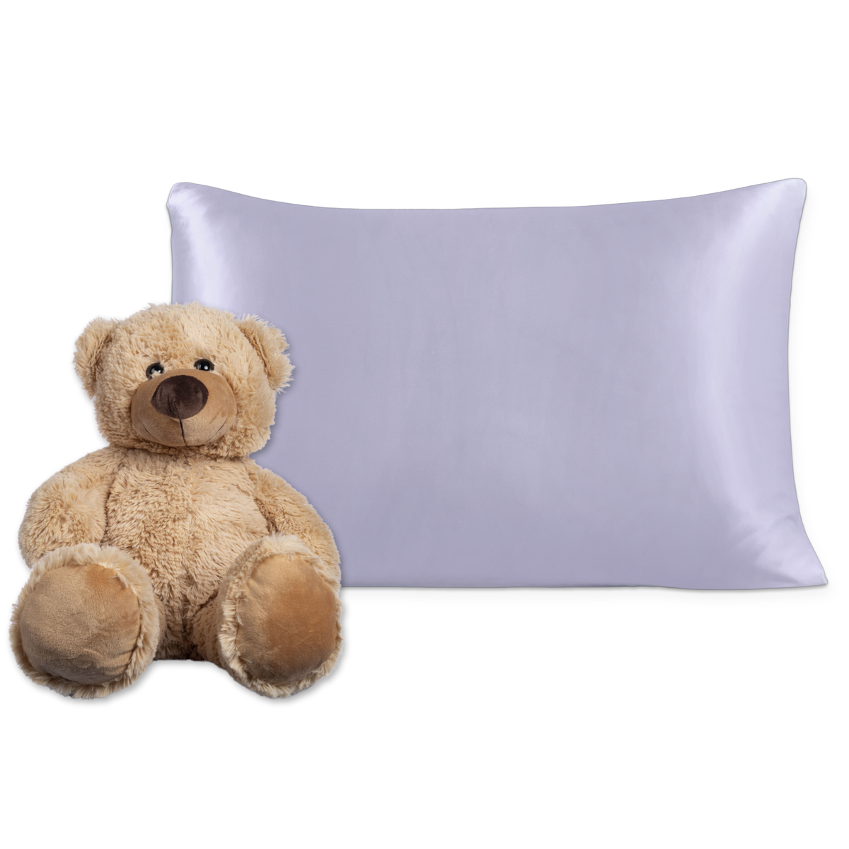 Mulberry Park Silks Pure 19 Momme Silk Toddler Pillowcase - Peaceful Purple
