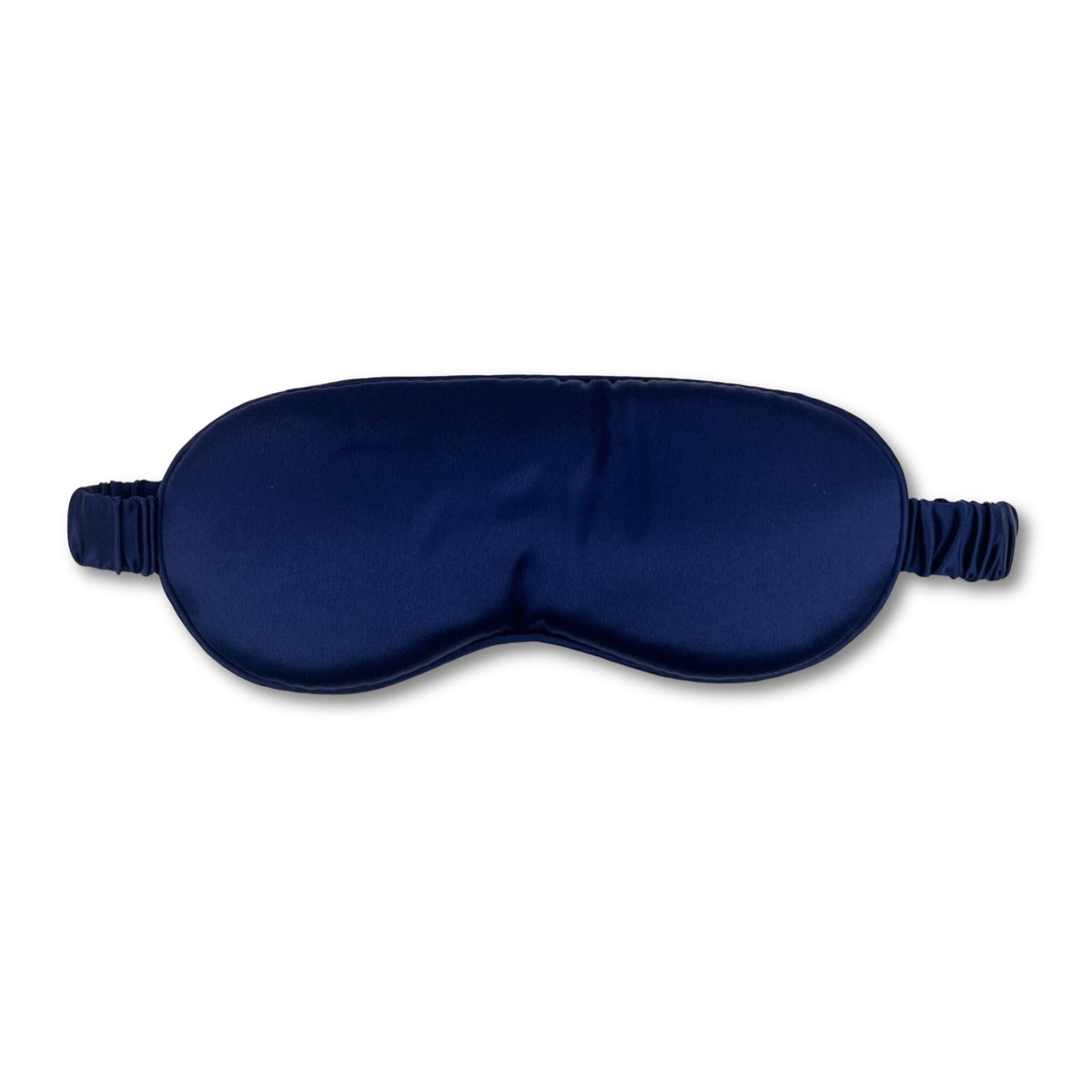 Mulberry park silks 30 momme silk sleep mask in Navy with adjustable strap for comfortable sleep