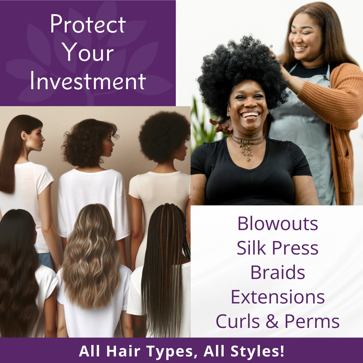 Mulberry Park Silks Long Hair Reversible Bonnet - Silver