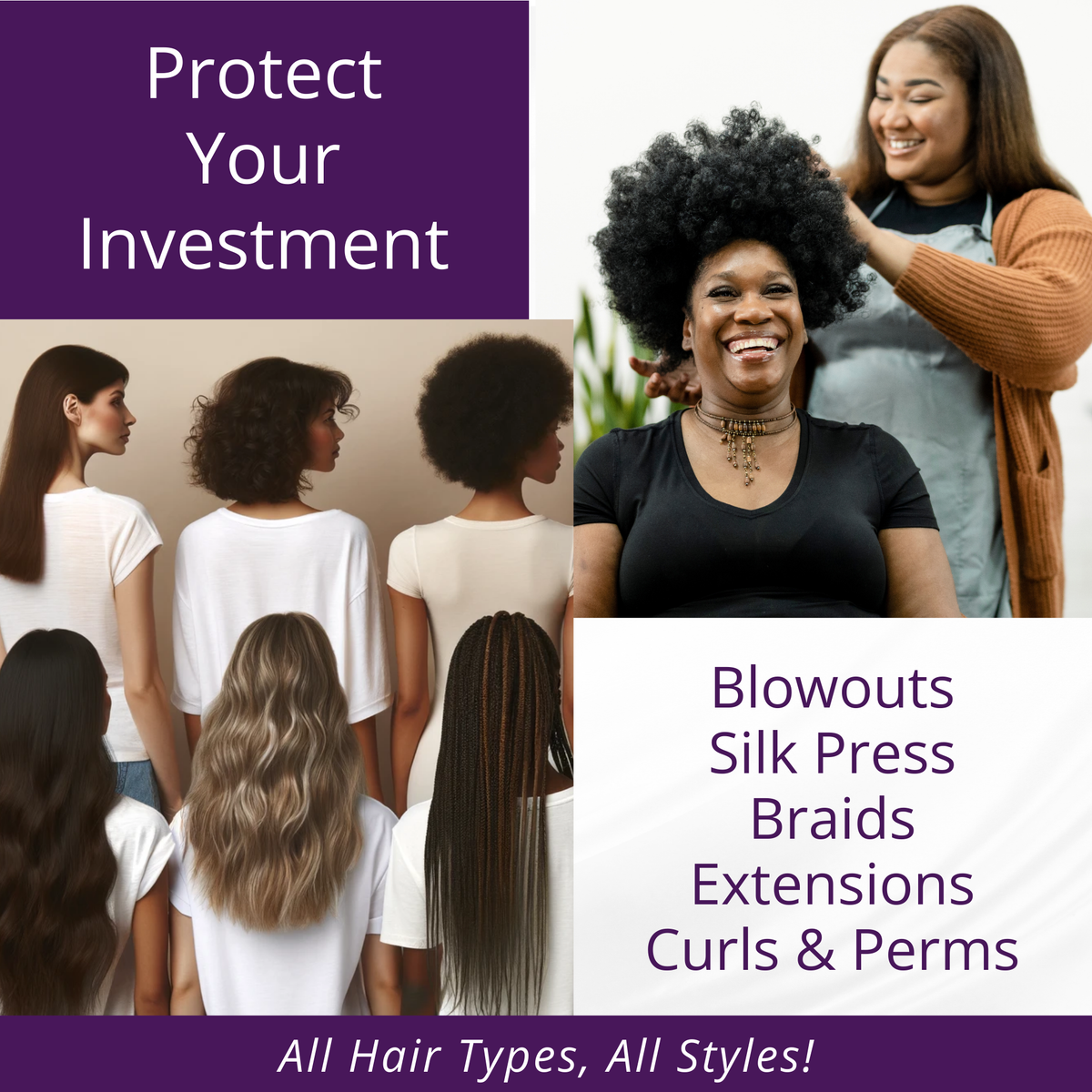 Mulberry Park Silks Pure Silk Square Head Scarf - Magenta