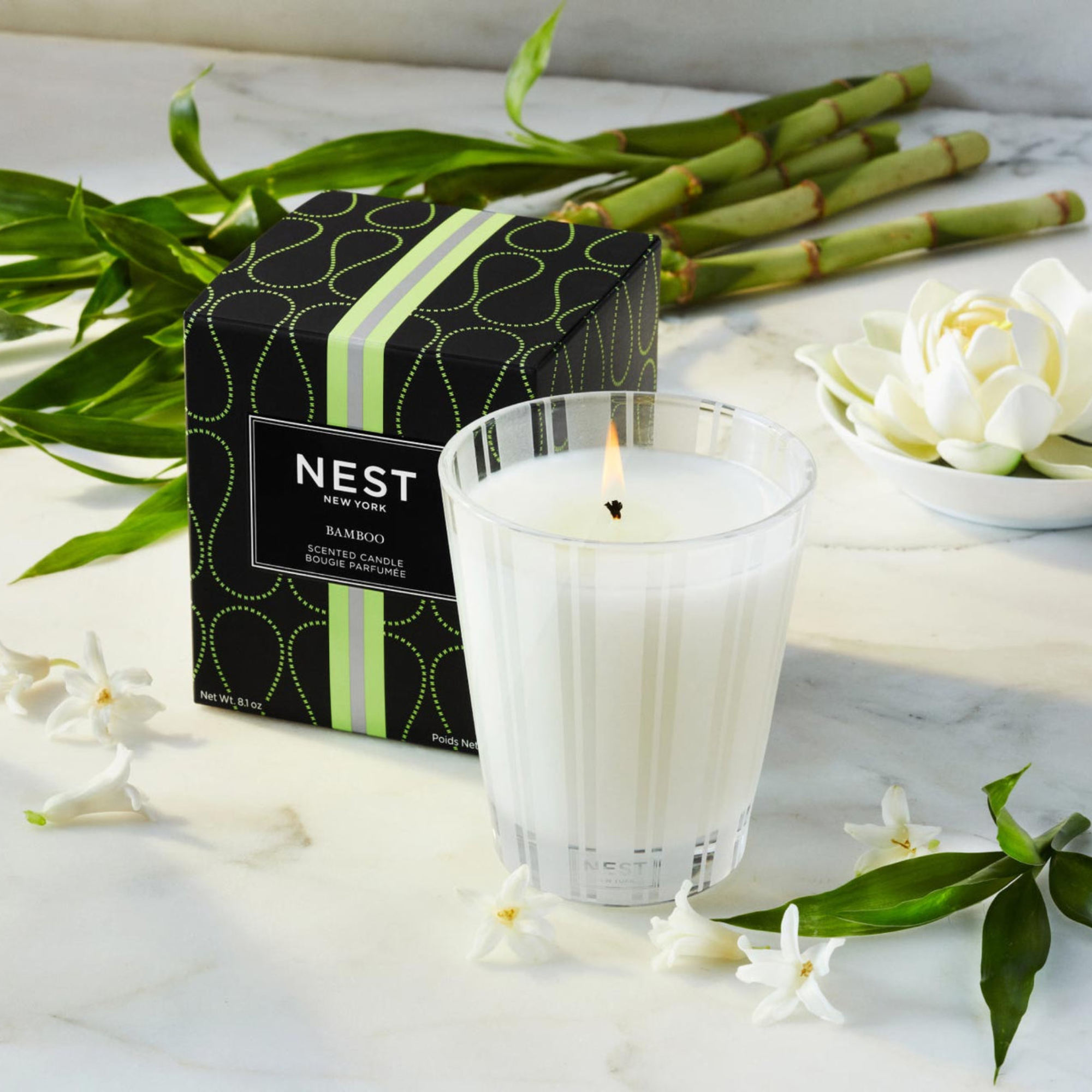 Lifestyle of Nest New York Bamboo Classic Candle with Box