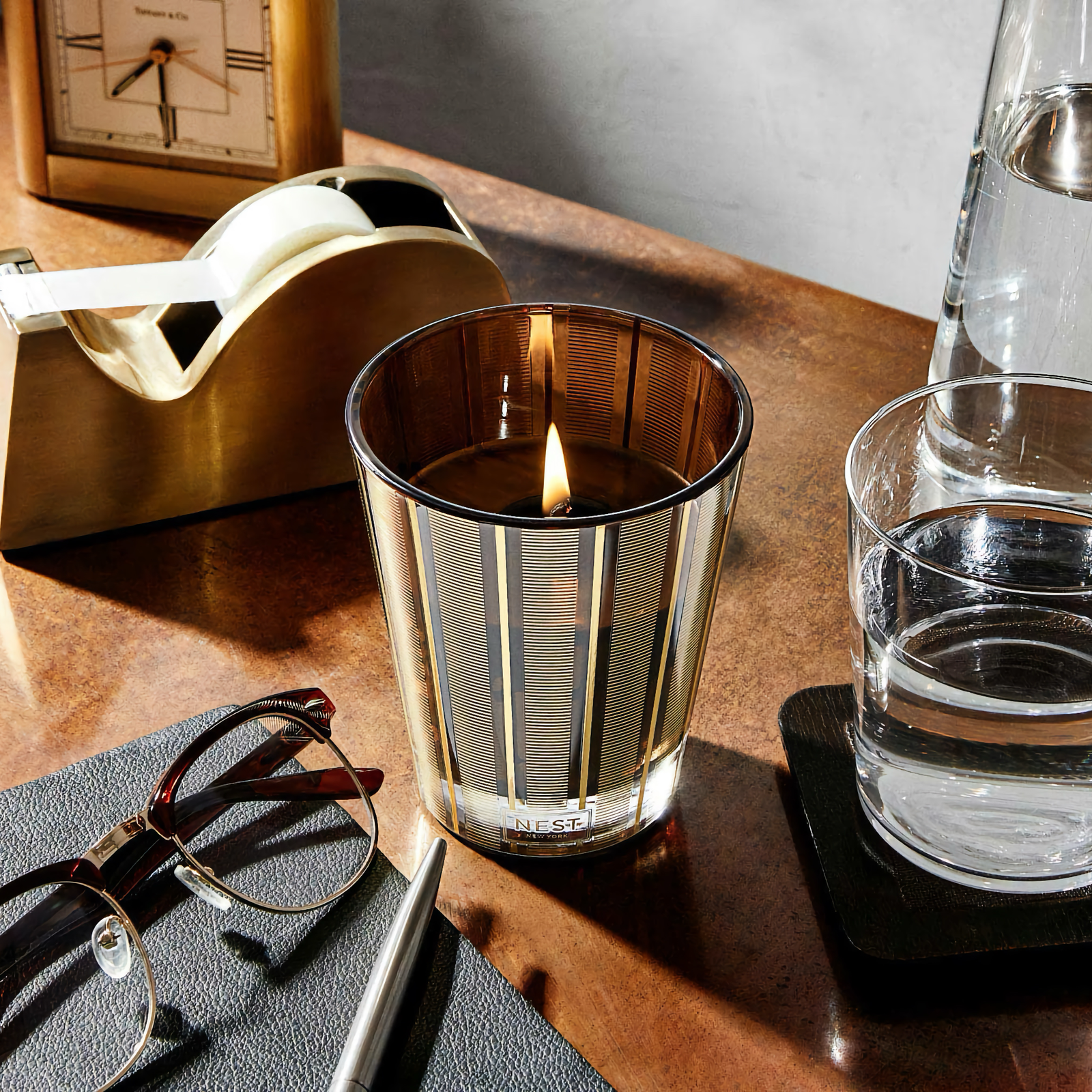 Lifestyle Shot of Nest New York Hearth Classic Candle