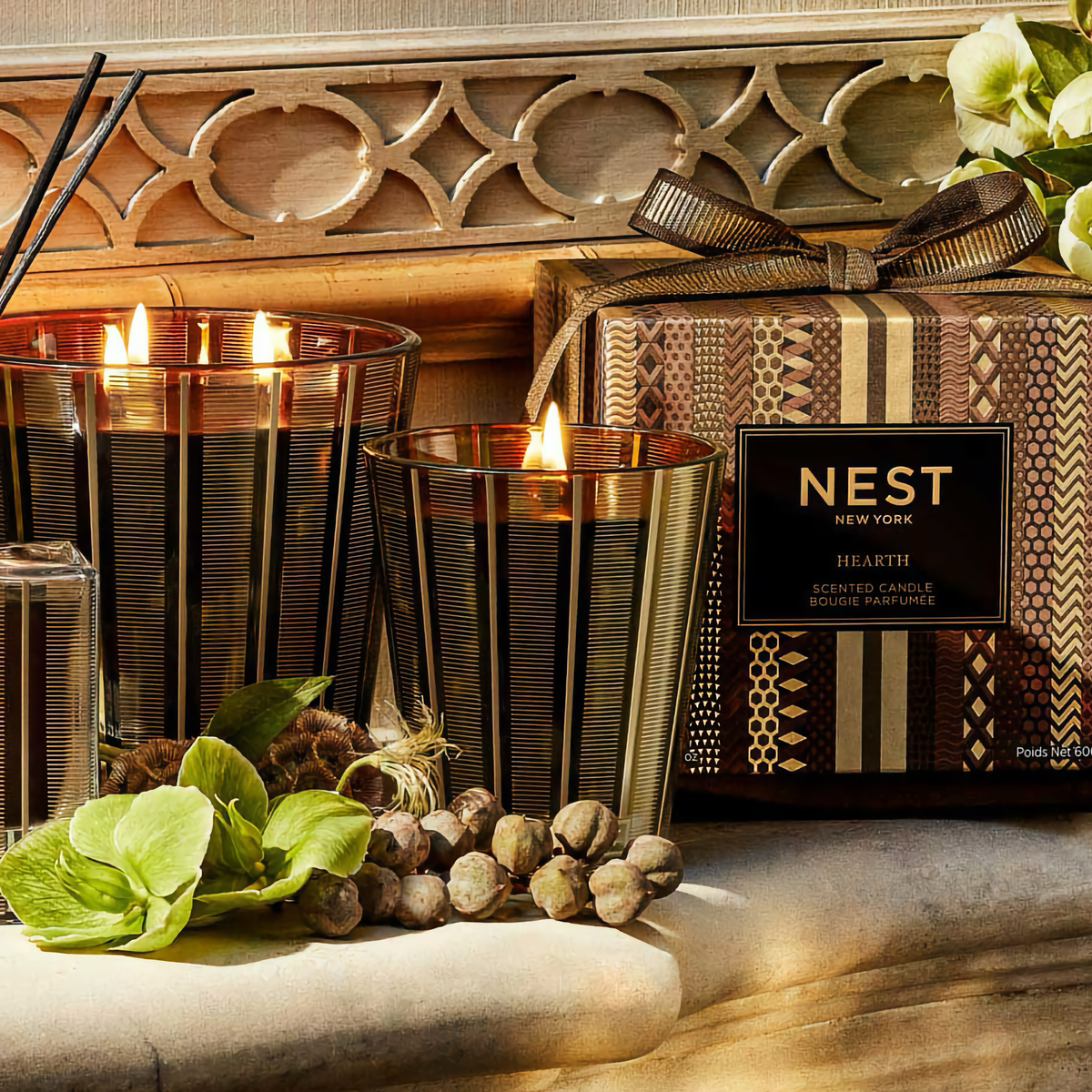 Nest New York Hearth Classic Candle at the Center