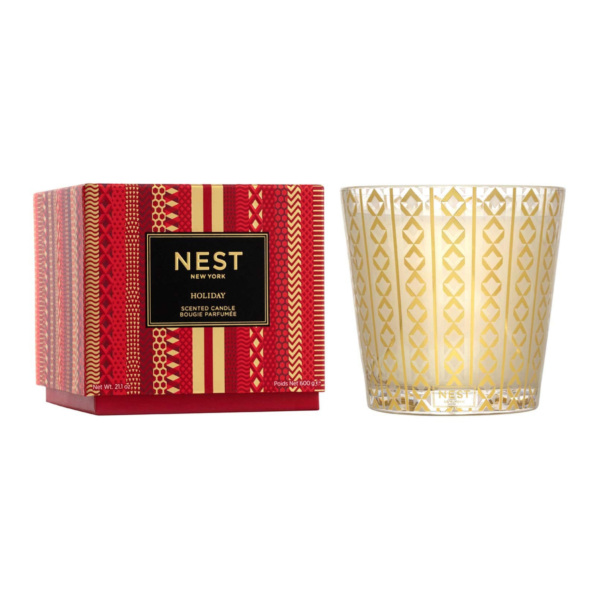 Product Image of Nest New York Holiday 3-Wick Candle with Box