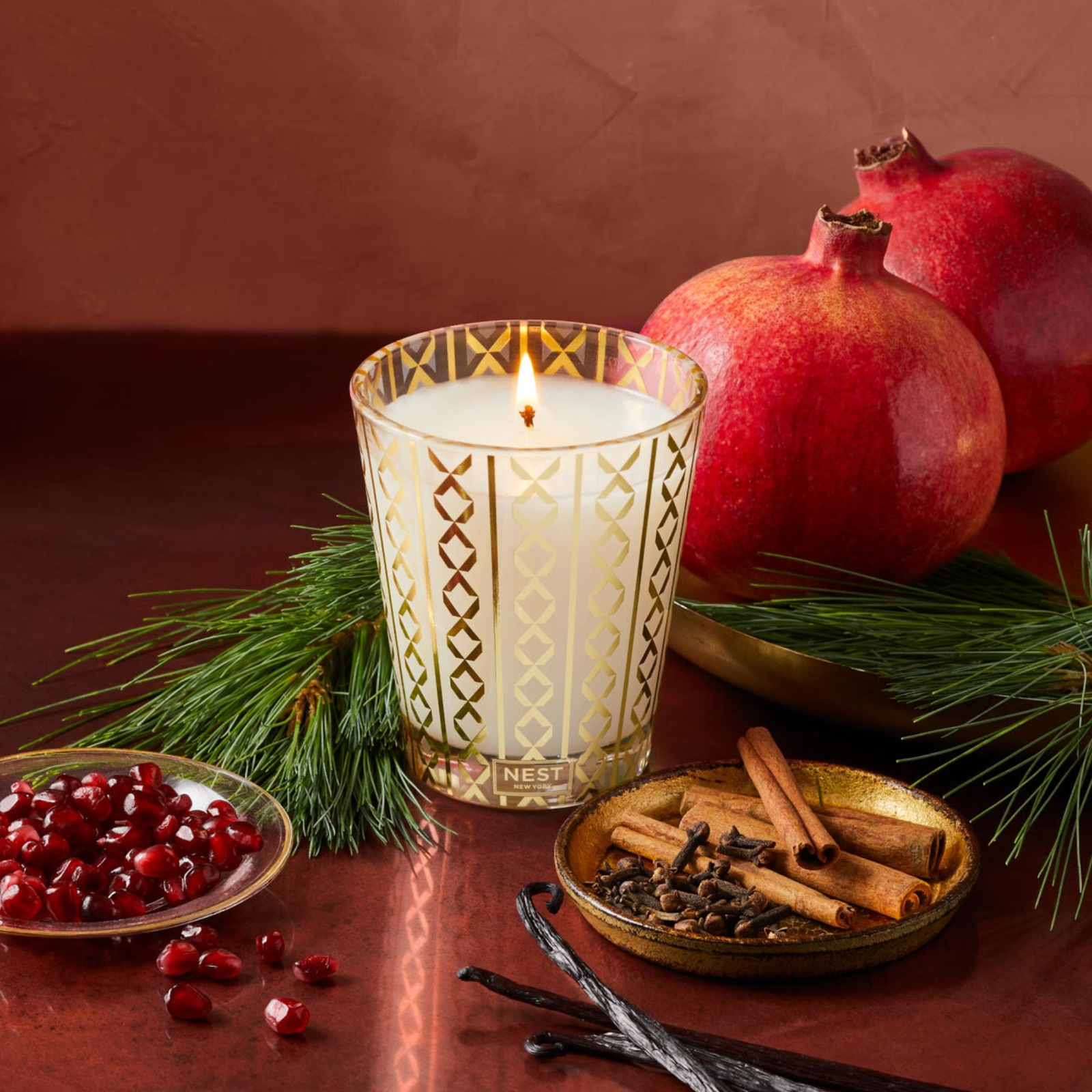 Lifestyle Photo of Nest New York Holiday Classic Candle