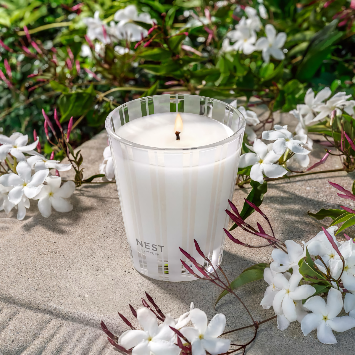 Flowers Around Nest New York Indian Jasmine Candle