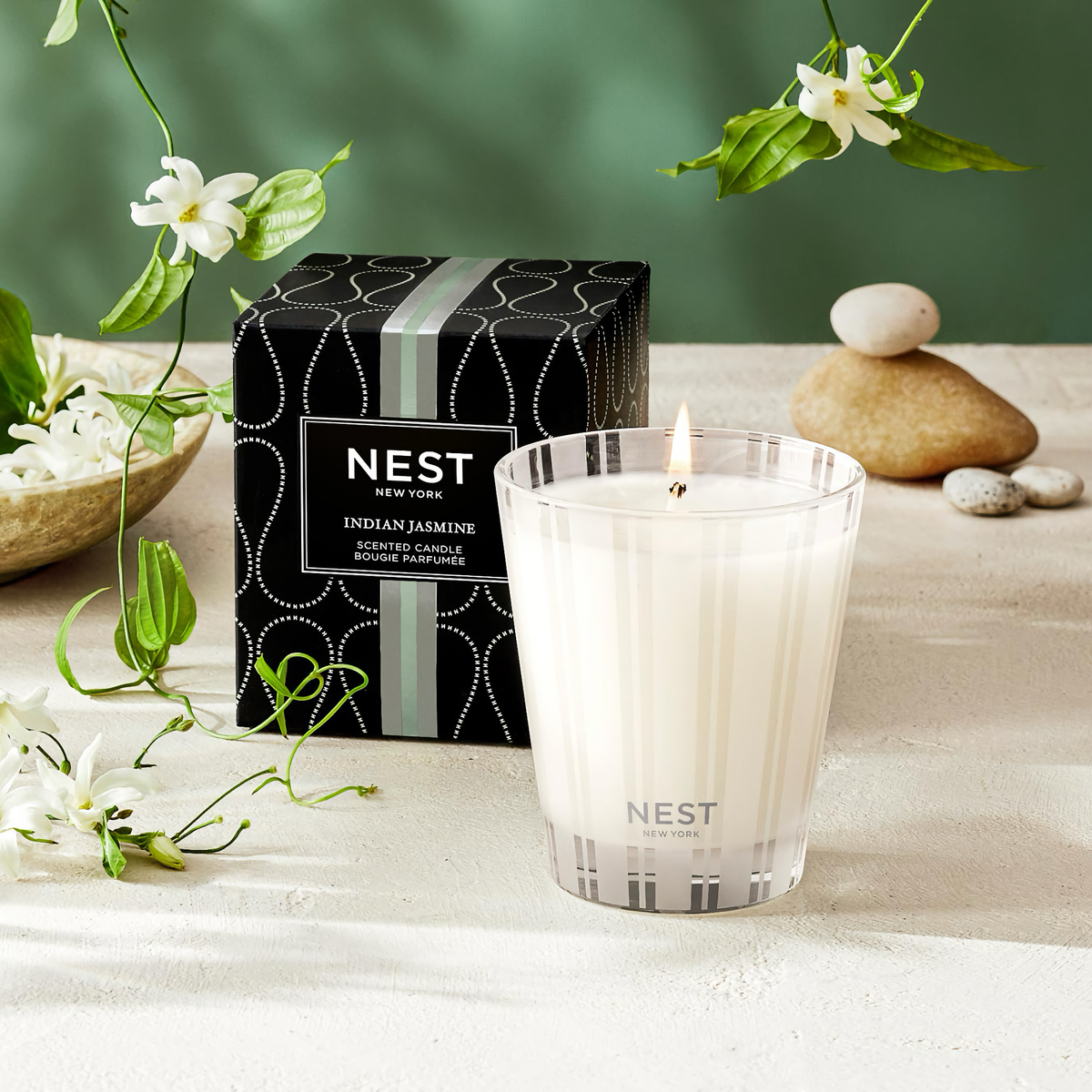 Lifestyle Image of Nest New York Indian Jasmine Candle