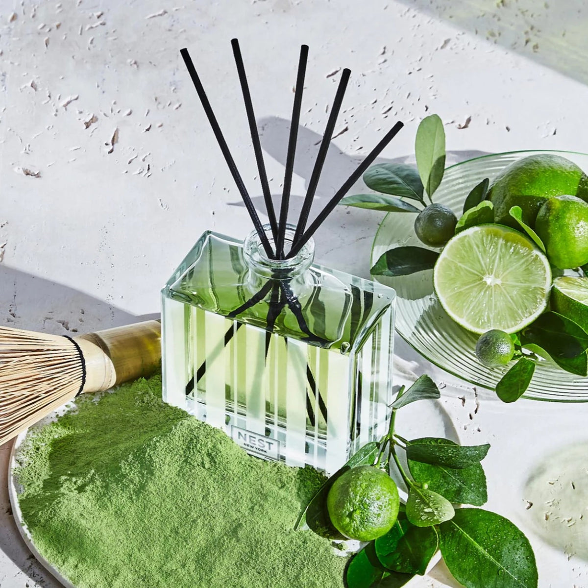 Nest New York’s Lime Zest &amp; Matcha Reed Diffuser Lifestyle