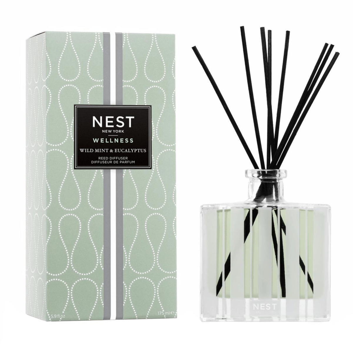 Product Image of Nest New York Wild Mint &amp; Eucalyptus Reed Diffuser with Box