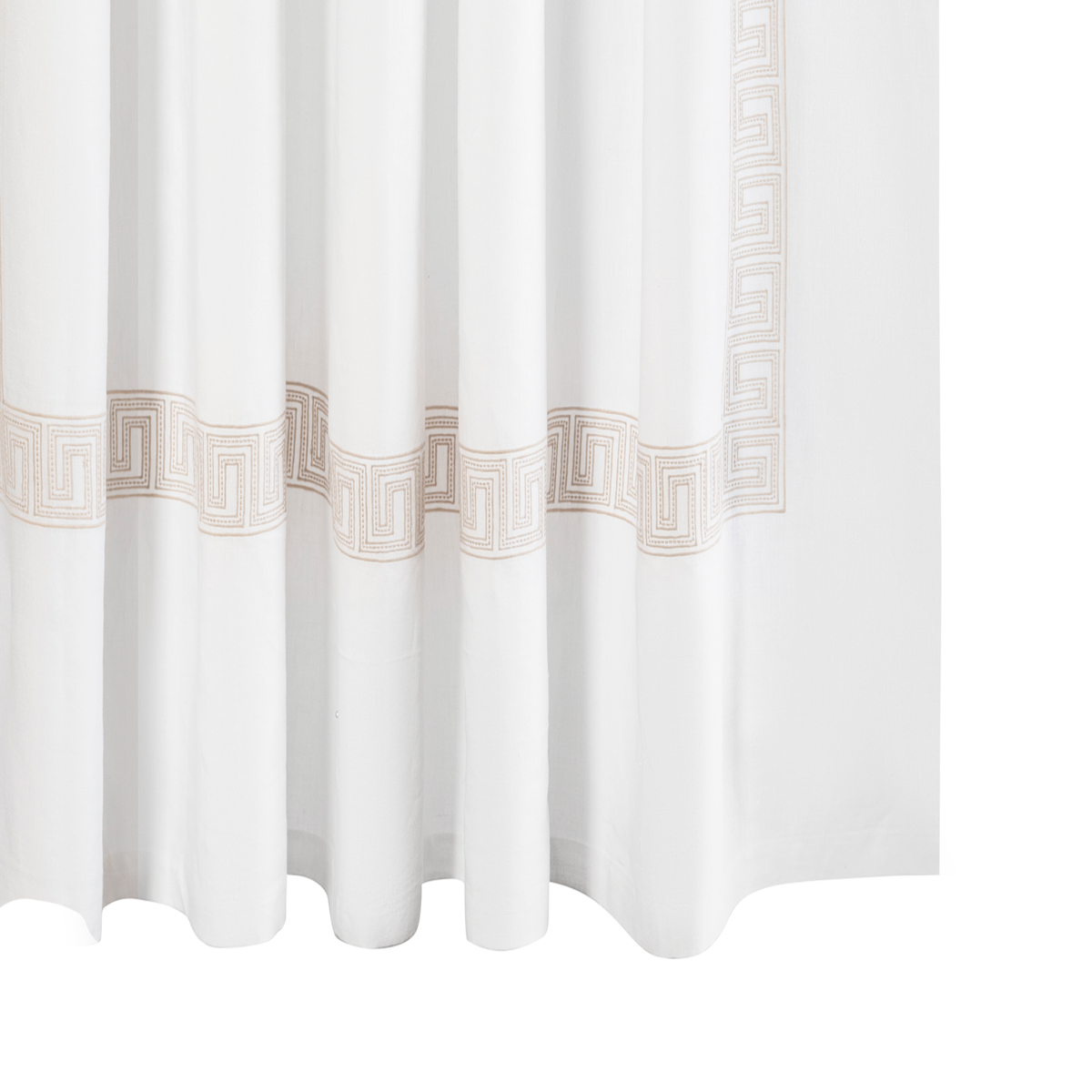 Matouk Schumacher Ophelia Shower Curtain in Dune