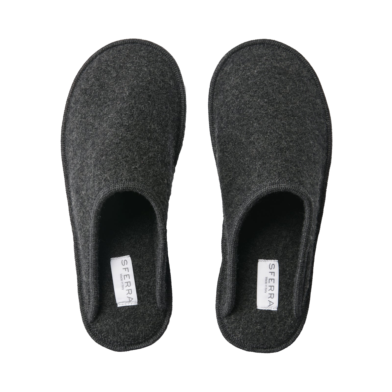 Pair of Sferra Arlo Slippers Smoke