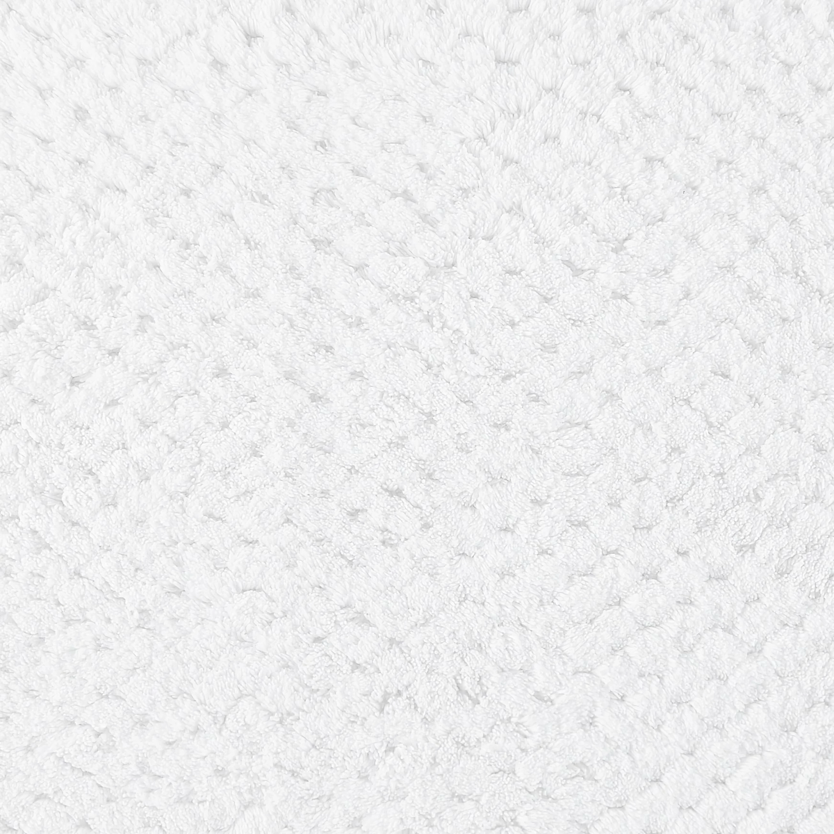 Swatch of Peacock Alley Catalina Bath Mat in White