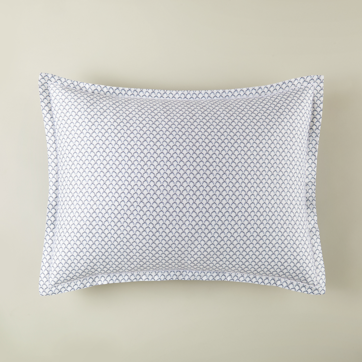 Sham Silo of Peacock Alley Demi Duvet Cover and Shams in Navy