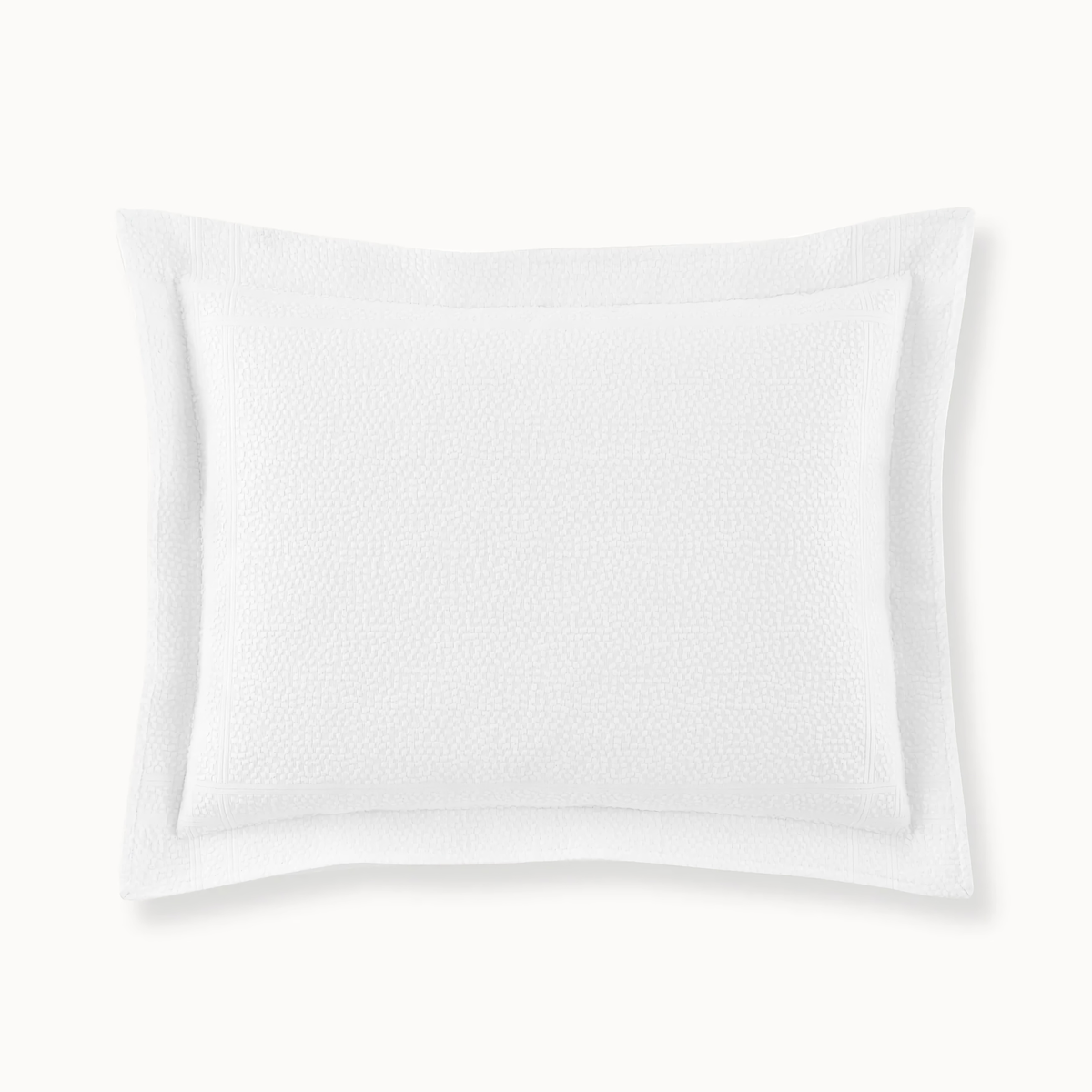 Sham Silo of Peacock Alley Montauk Bedding in White