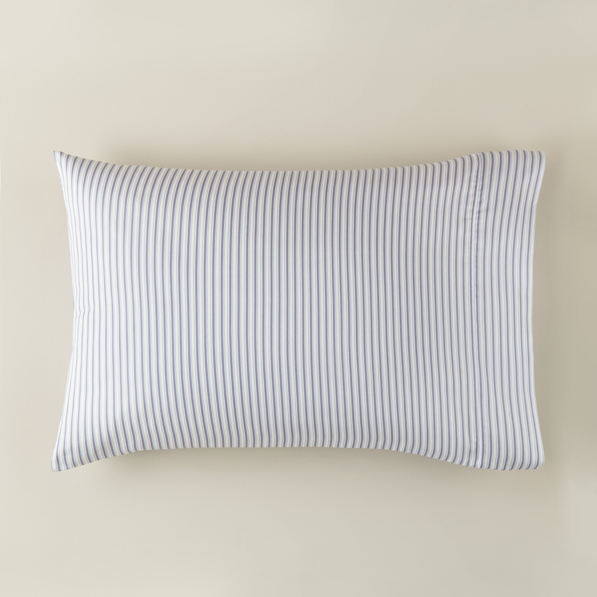 Pillowcase of Peacock Alley Windsor Stripe Sheet Set in Wedgewood color