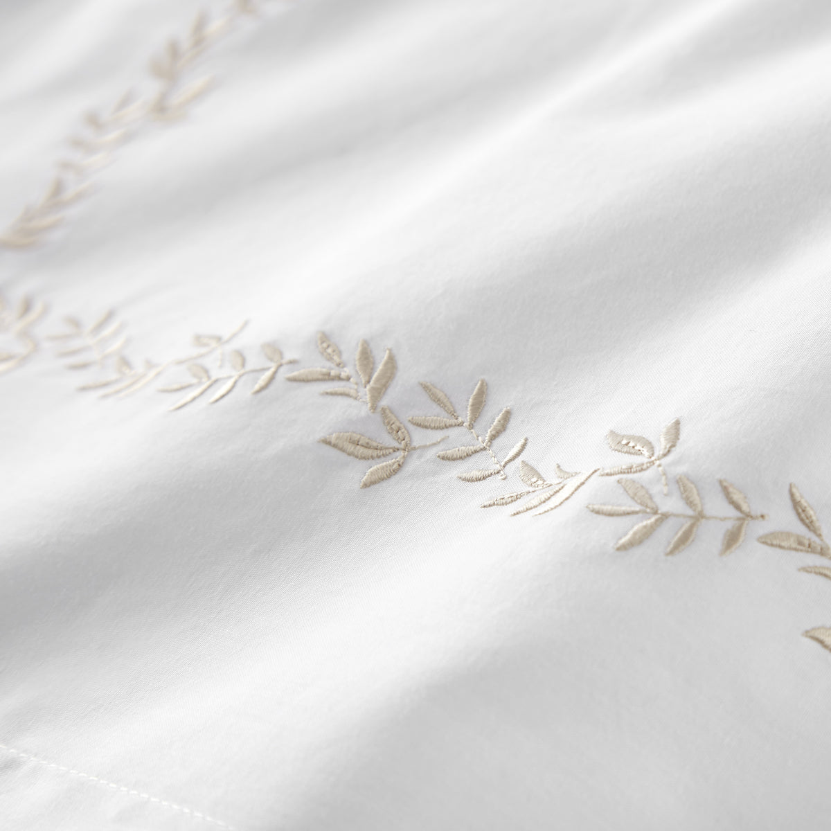 Peacock Alley Ivy Duvet Cover and Shams in Linen - swatch image