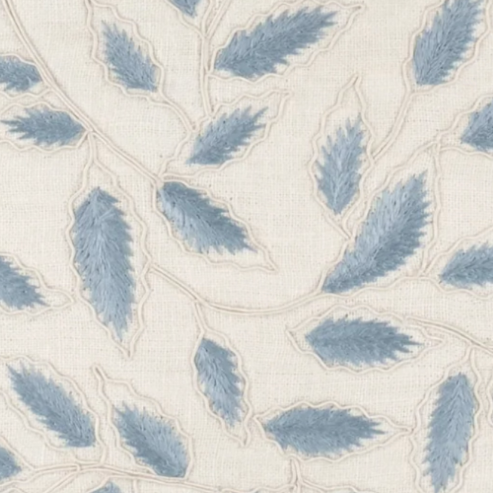 Pine Cone Hill Amelia Embroidered Decorative Pillow in Ivory