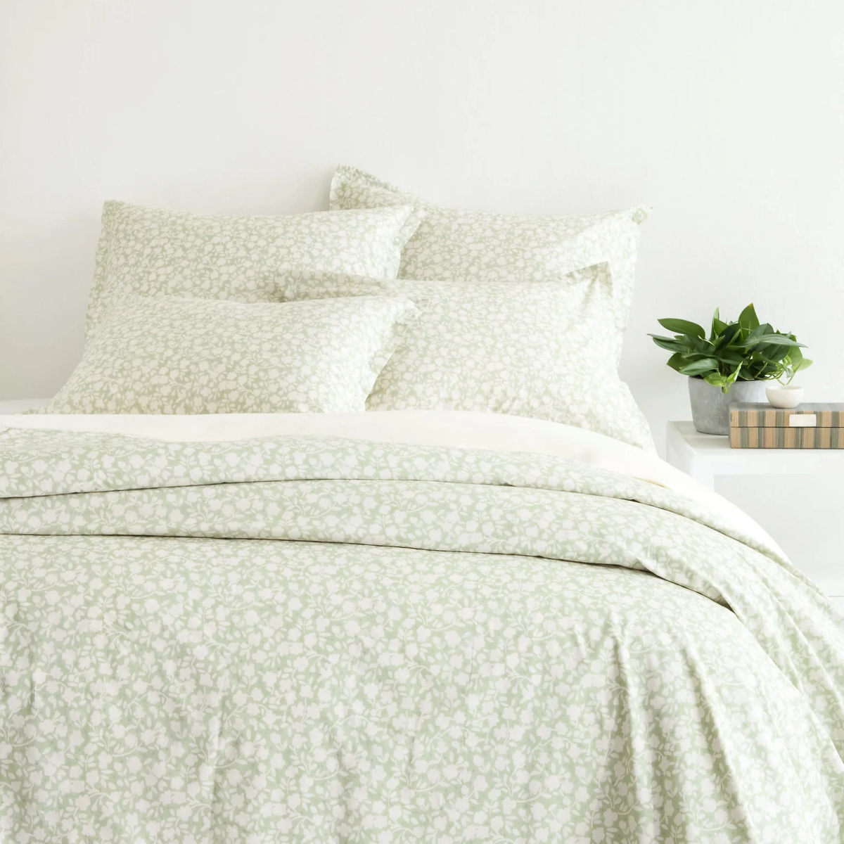 Pine Cone Hill Aria Duvet Cover and Shams in Sage