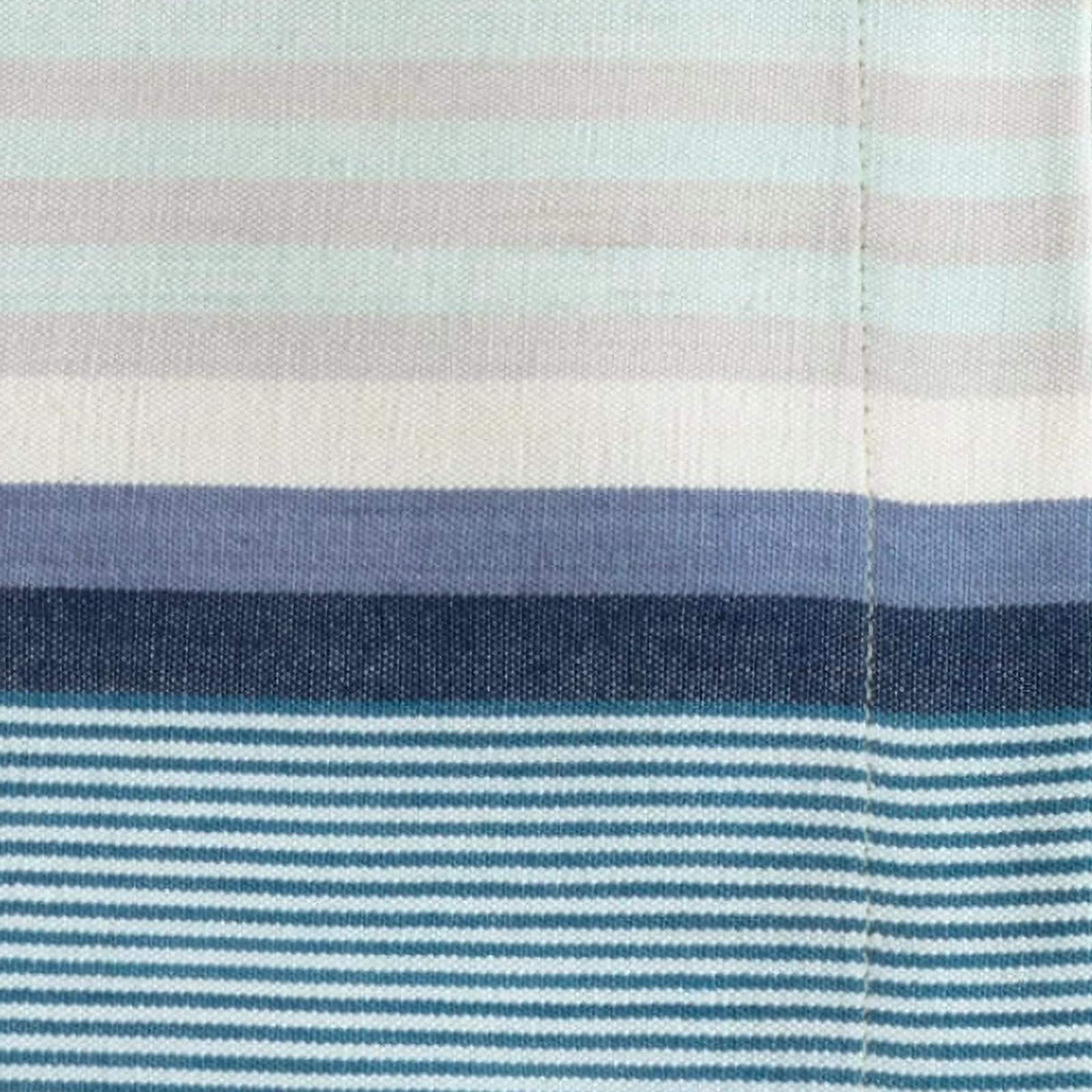 Folded Pine Cone Hill Barbados Stripe Napkins in Blue