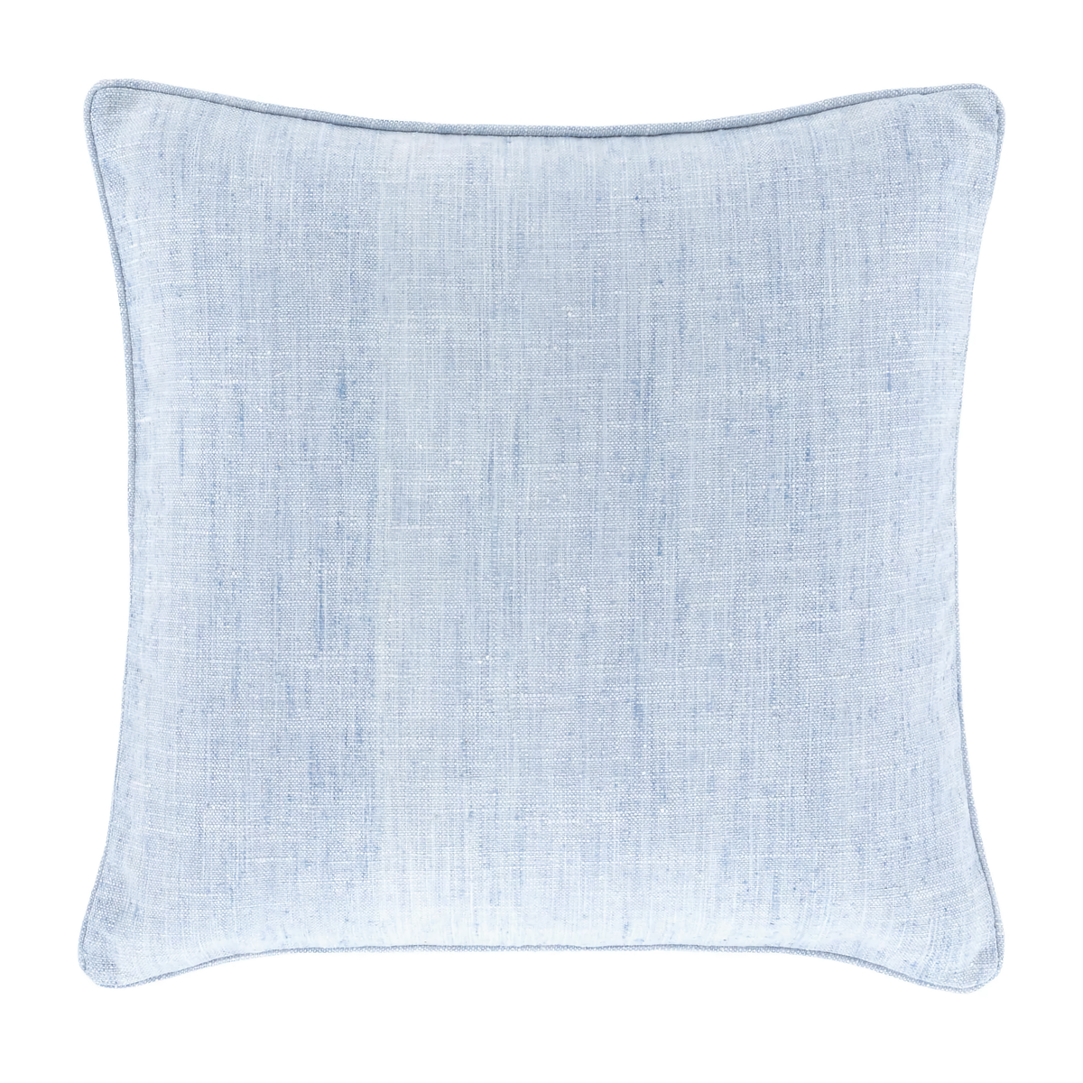 Soft French Blue Color of Pine Cone Hill Greylock Indoor/Outdoor Decorative Pillow