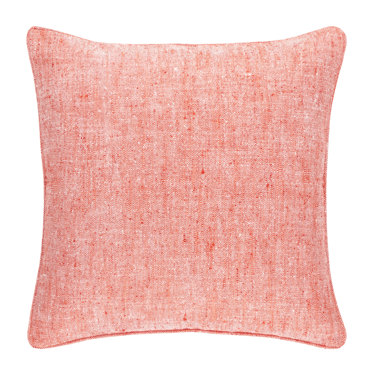 Tangerine Color of Pine Cone Hill Greylock Indoor/Outdoor Decorative Pillow