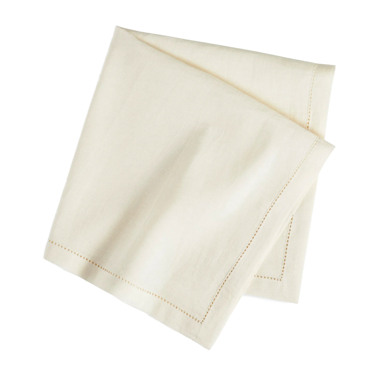 Pine Cone Hill Haven Hemstitch Napkin Set in Ivory