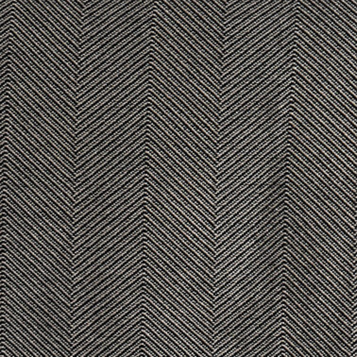 Swatch Sample of Pine Cone Hill Herringbone Blanket in Black/Ivory Color