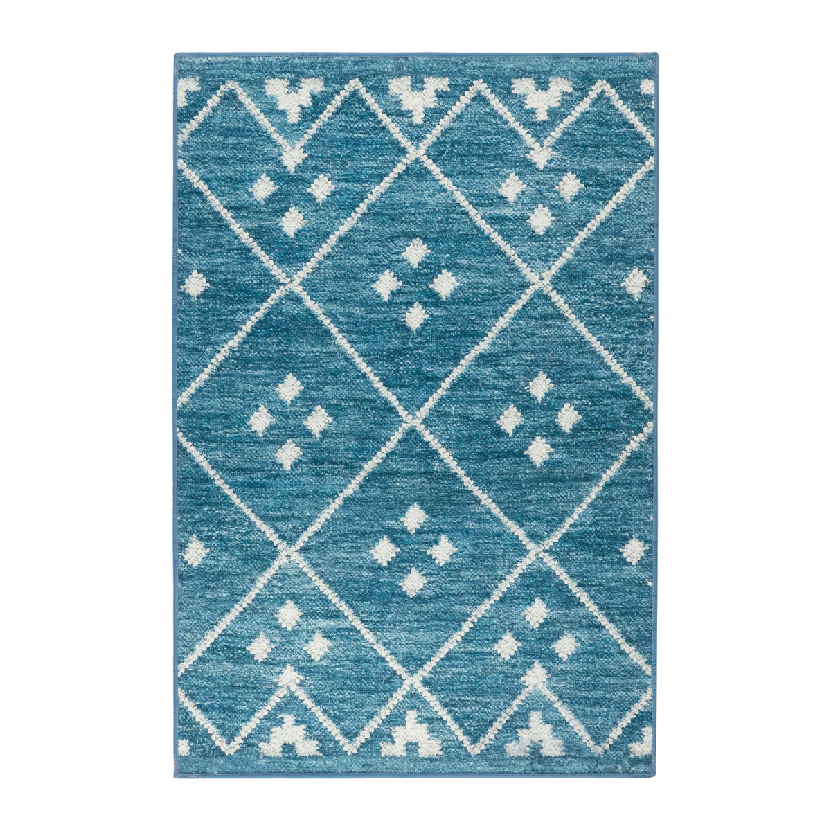 Pine Cone Hill Kota Machine Washable Rug in Indigo