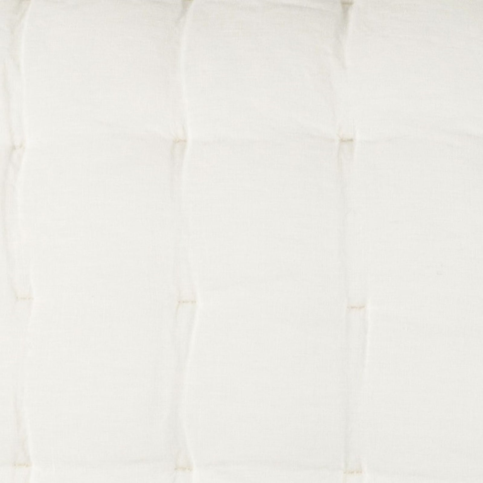 Bed Dressed in Pine Cone Hill Lush Linen Puff in Color Ivory