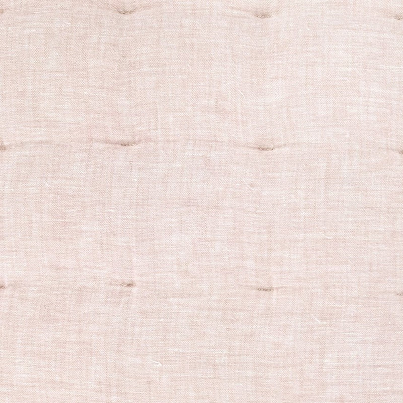 Bed Dressed in Pine Cone Hill Lush Linen Puff in Color Slipper Pink