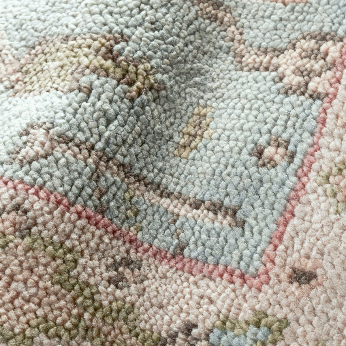 Closeup of Pine Cone Hill Masterpiece Rug Collection in Athens Design