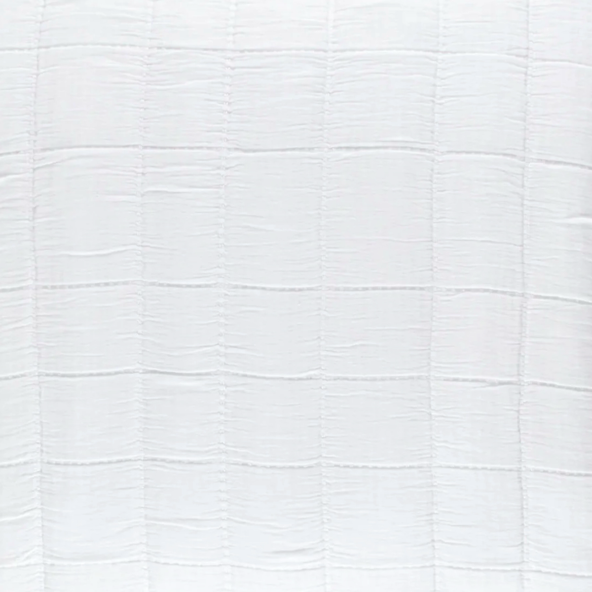 Swatch of Pine Cone Hill Monet Quilted Coverlet and Shams in White