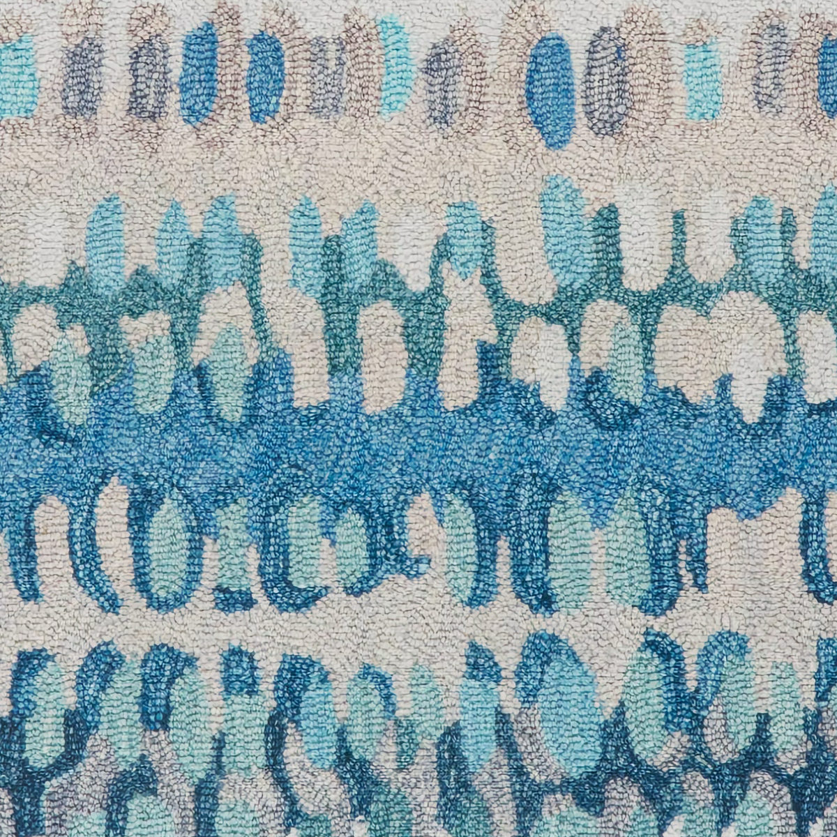 Swatch of Pine Cone Hill Paint Chip Machine Washable Rug in Blue