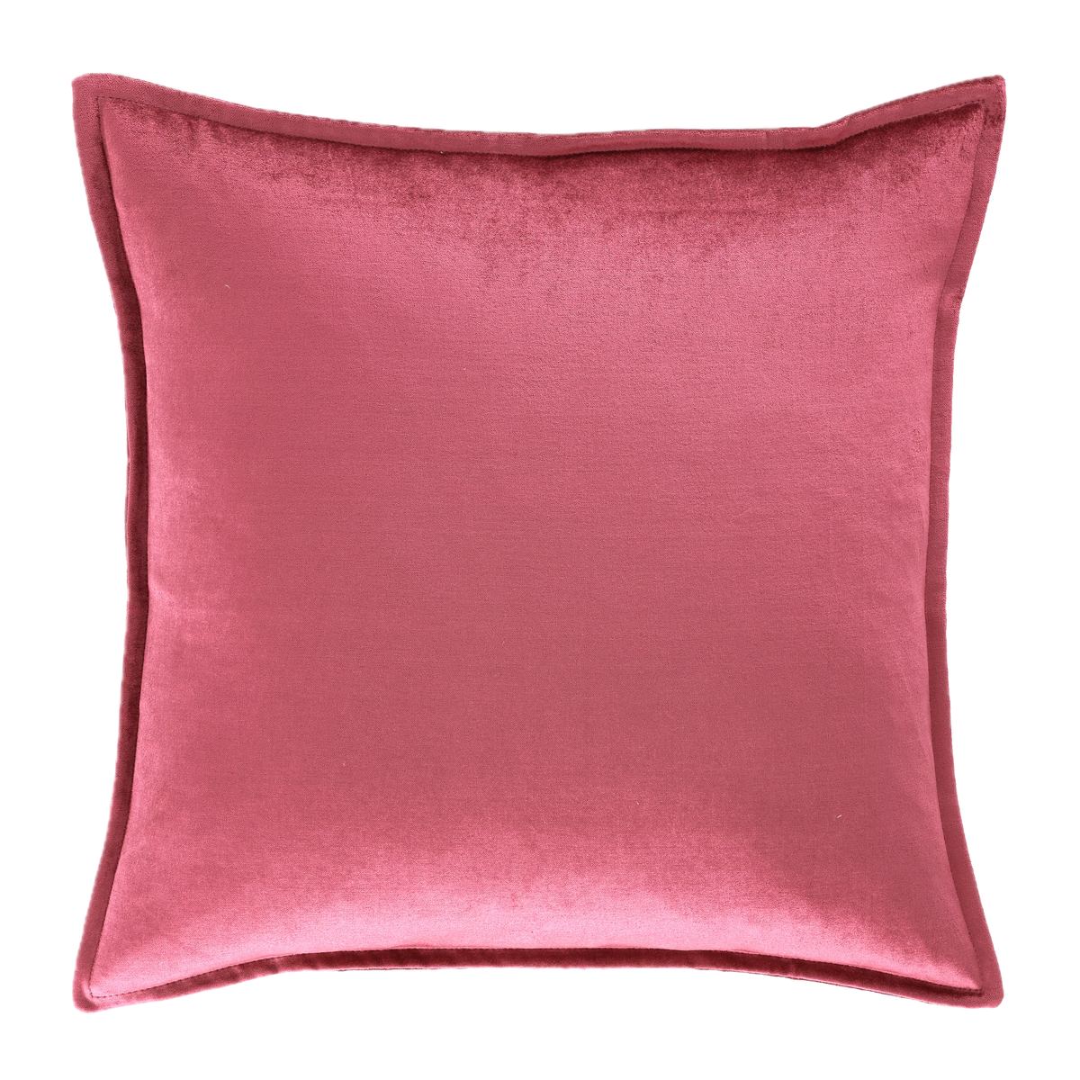 Euro Sham of Pine Cone Hill Panne Velvet Decorative Pillow in Berry Color