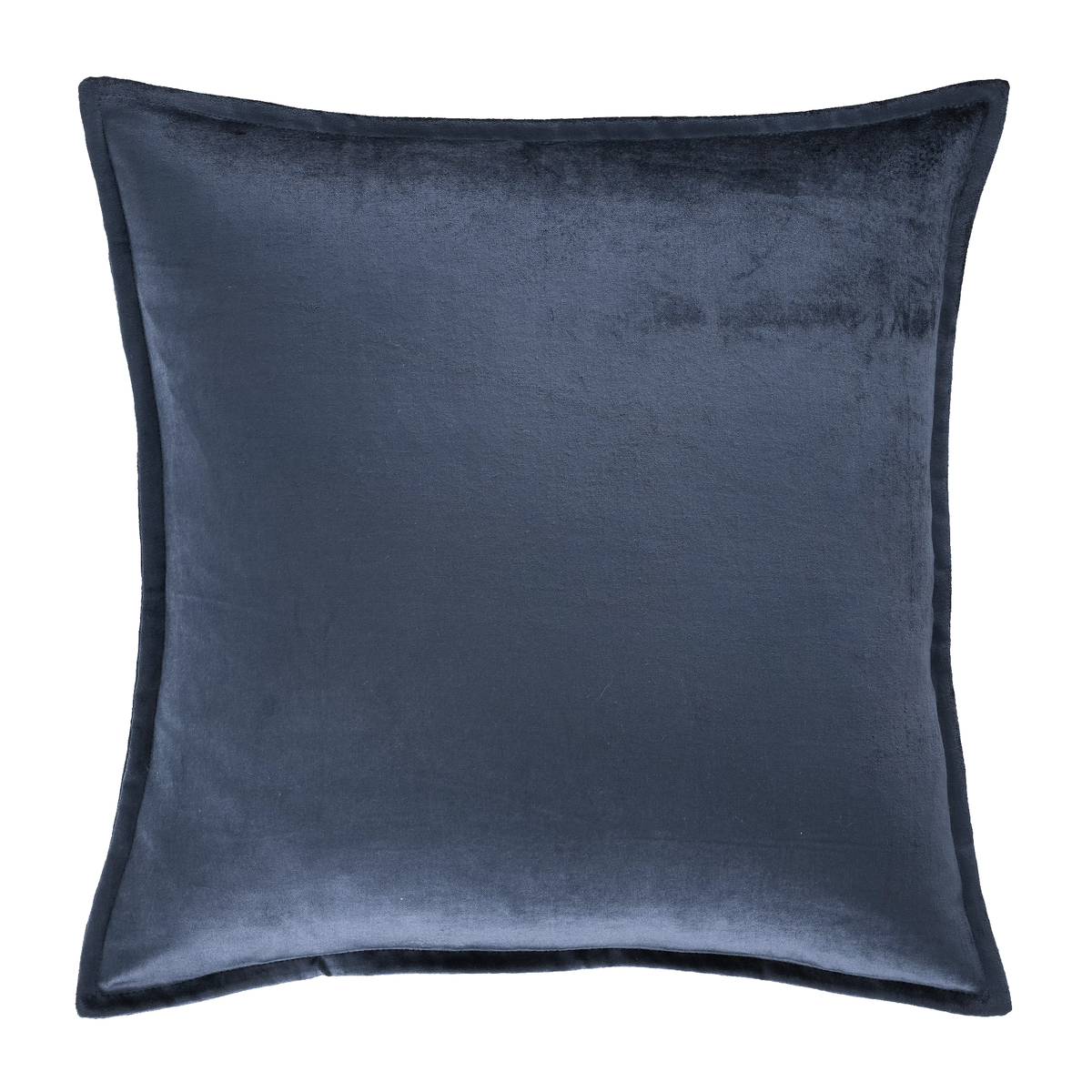 Euro Sham of Pine Cone Hill Panne Velvet Decorative Pillow in Sapphire Color