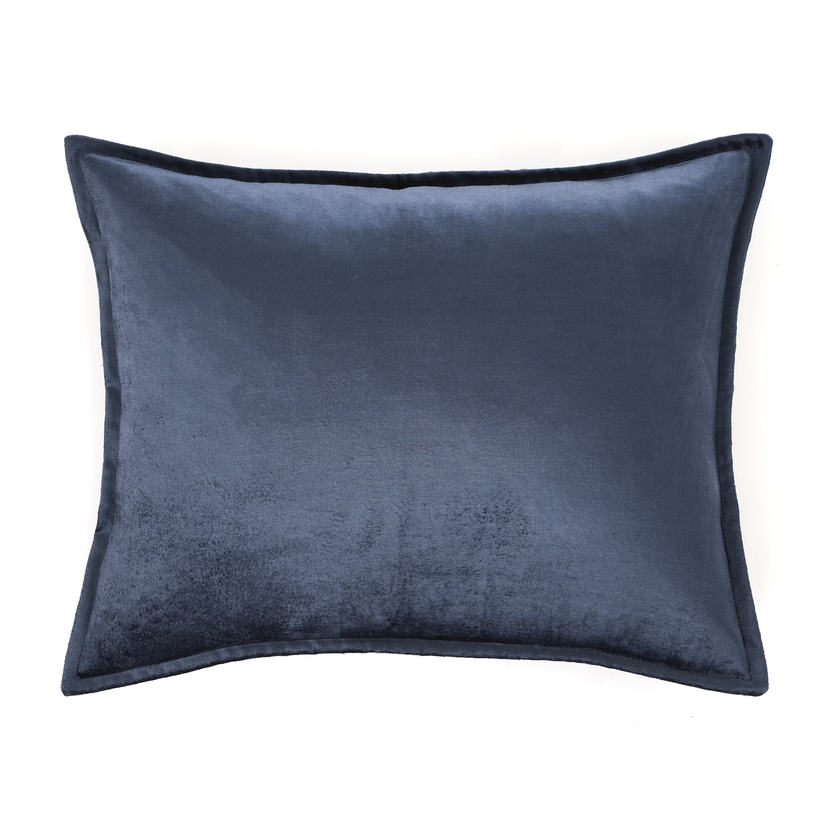 Sham Silo of Pine Cone Hill Panne Velvet Decorative Pillow in Sapphire Color