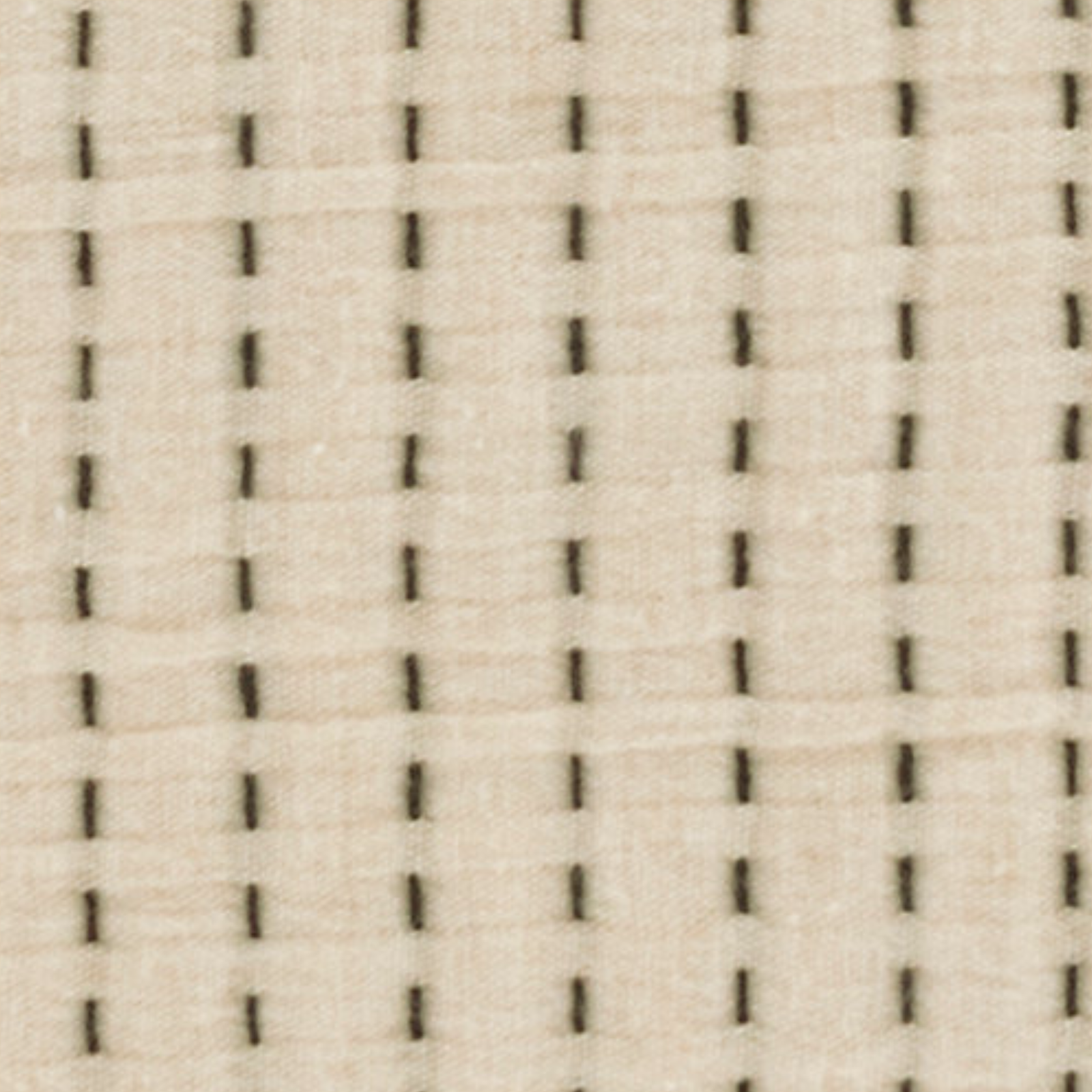 Bed Dressed in Natural Pine Cone Hill Pick Stitch Matelassé Coverlet & Shams