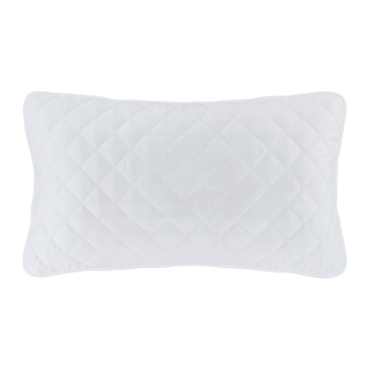 White Pine Cone Hill Quilted Silken Solid King Sham Against a White Background